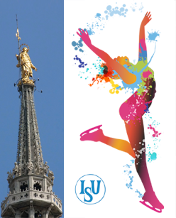 Logo der JWM 2013 Mailand Eiskunstlauf